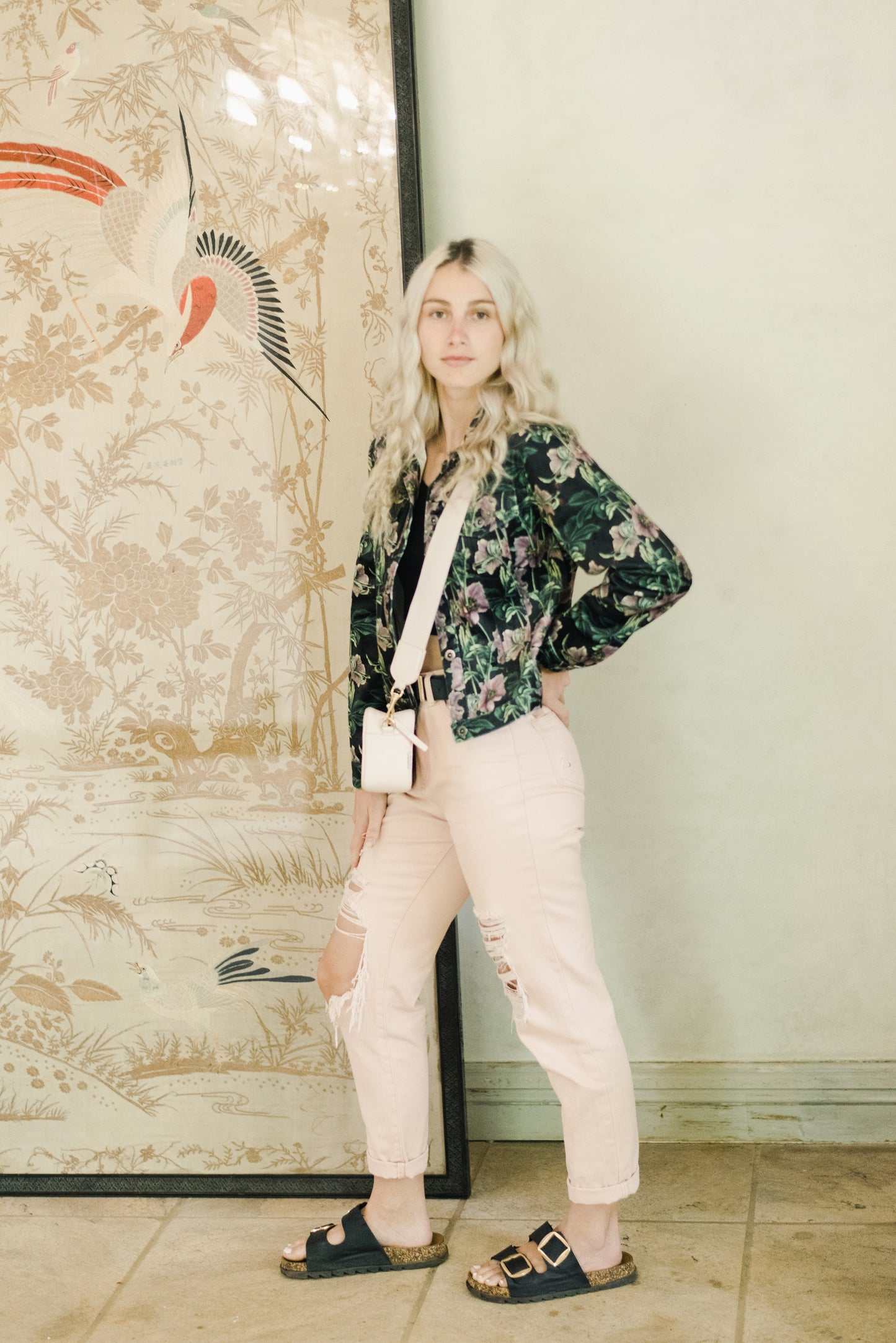 Velvet Denim Style Jacket