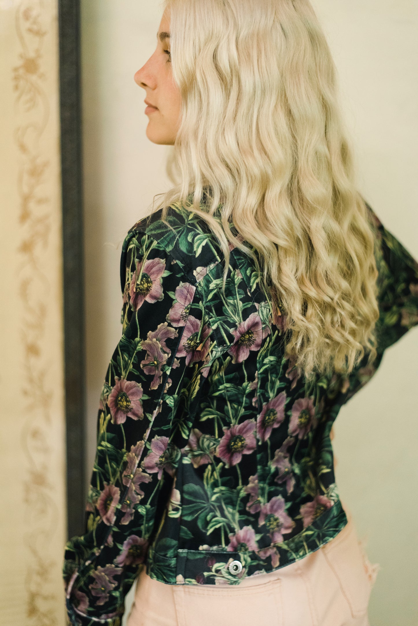 Velvet Denim Style Jacket
