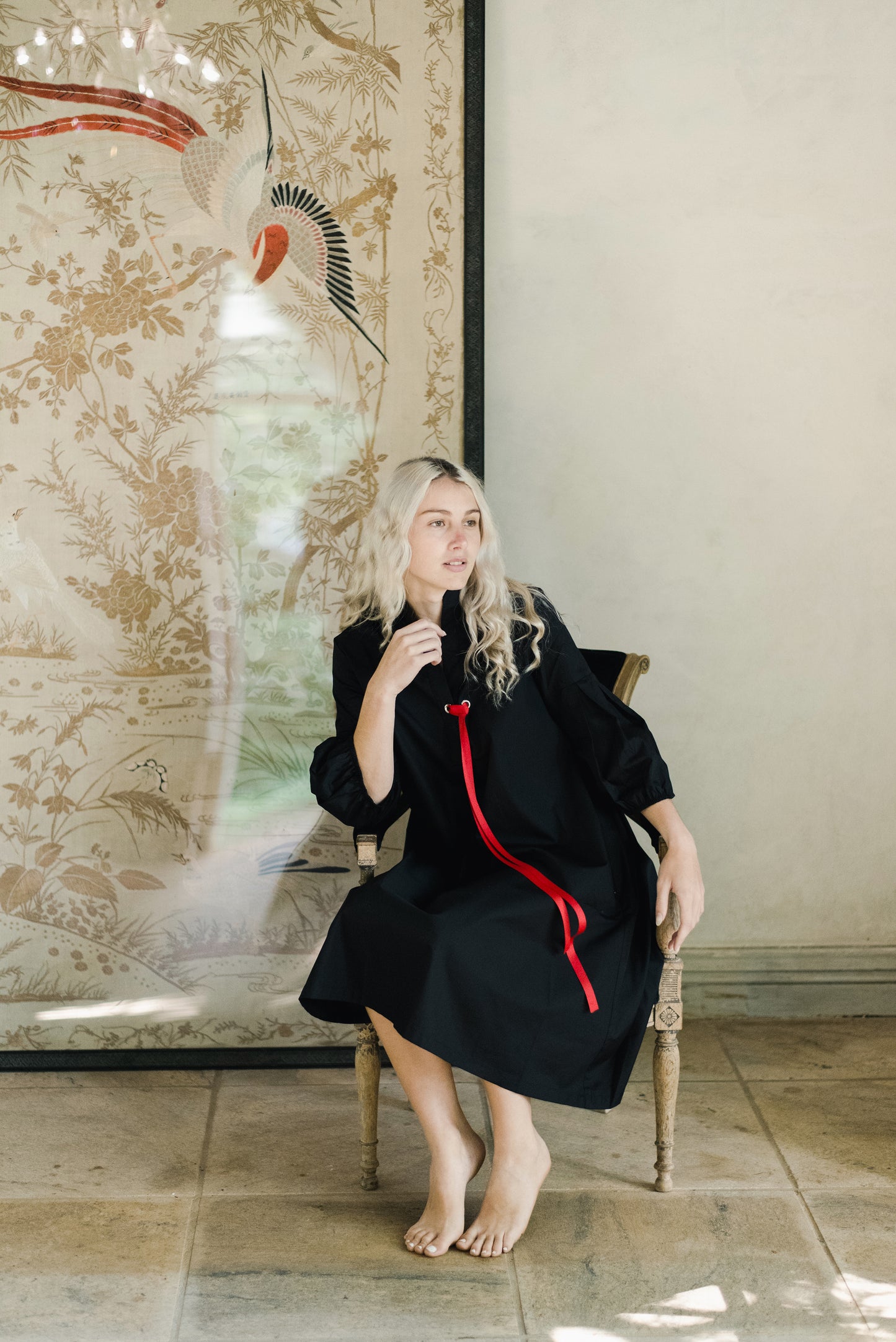 Black Artisan Dress