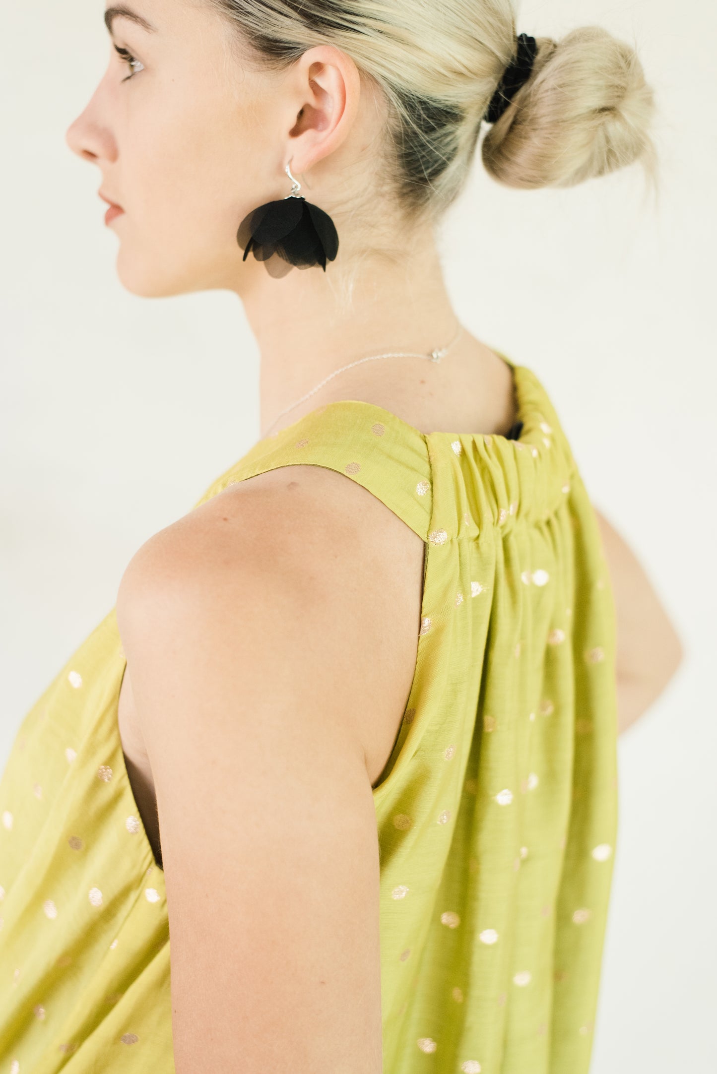 Chartreuse dress