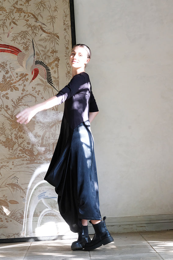 The Cowl Skirt Dress