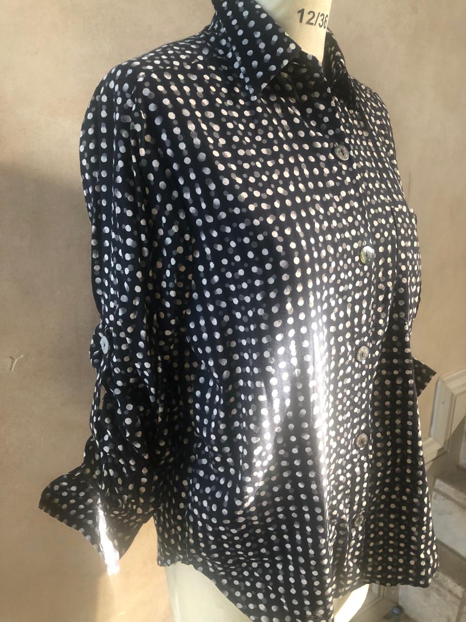 Black Polka Dot Shirt