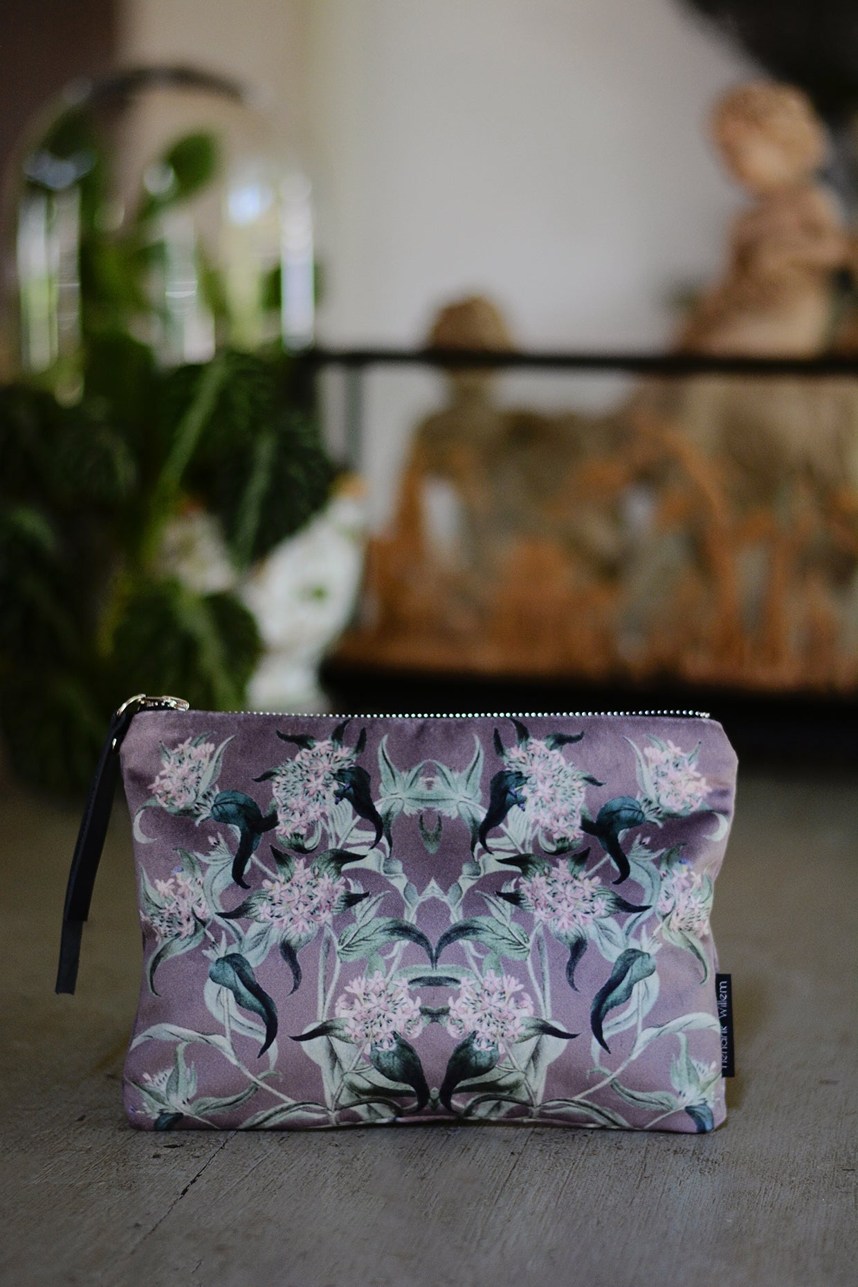 Velvet Makeup Bag