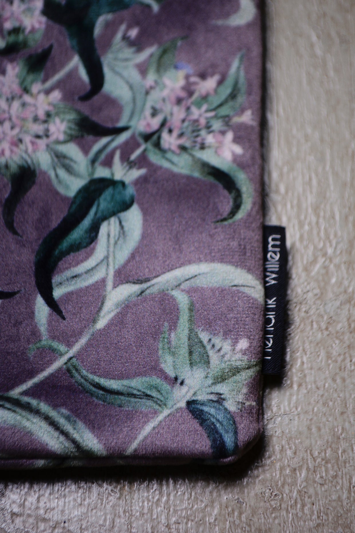 Velvet Makeup Bag