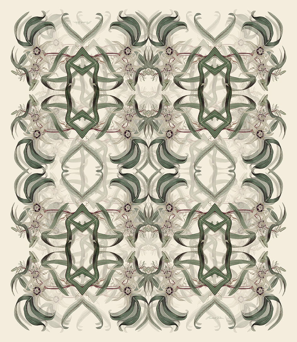 Silk Feel Scarf - Cream