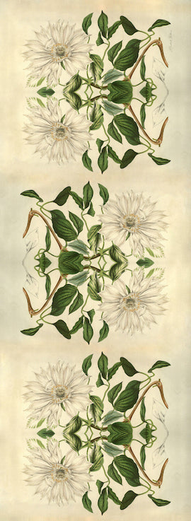 Table Runner - Cream Poinsettia