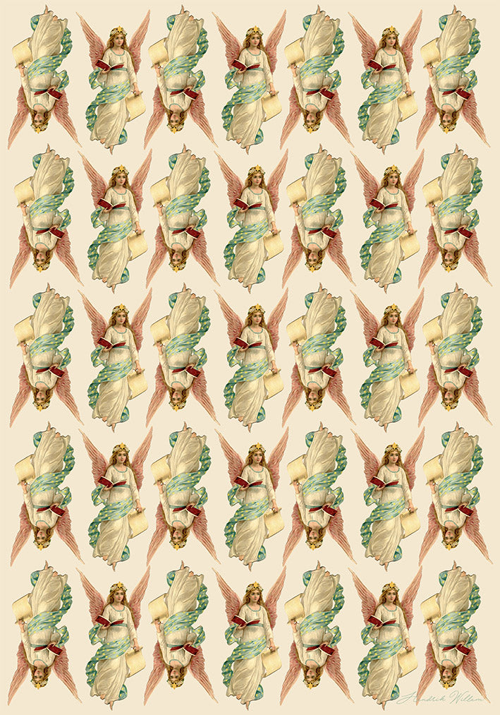 Christmas Paper - Angel x 10 Sheets