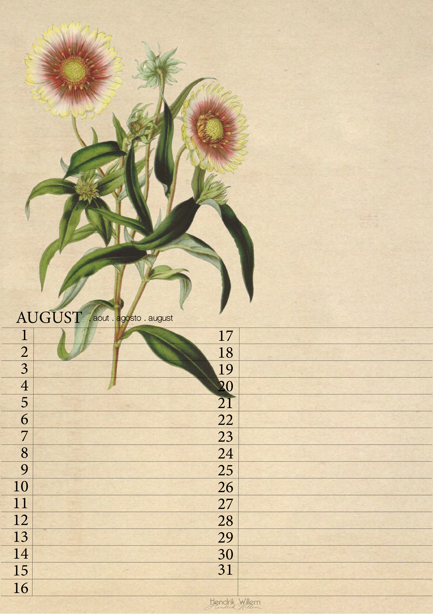 Perpetual Calendar (Digital Download)