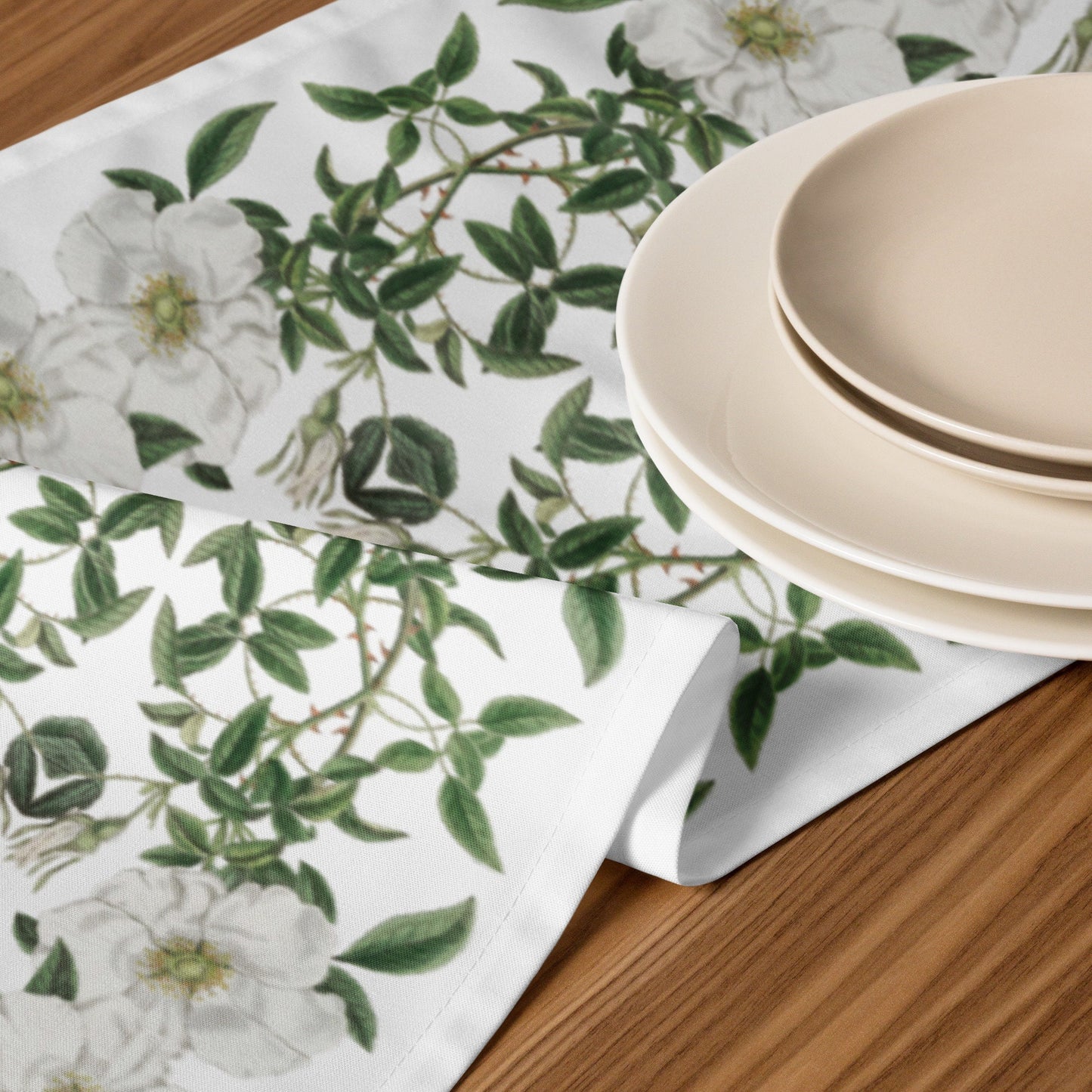 White Rose Table runner