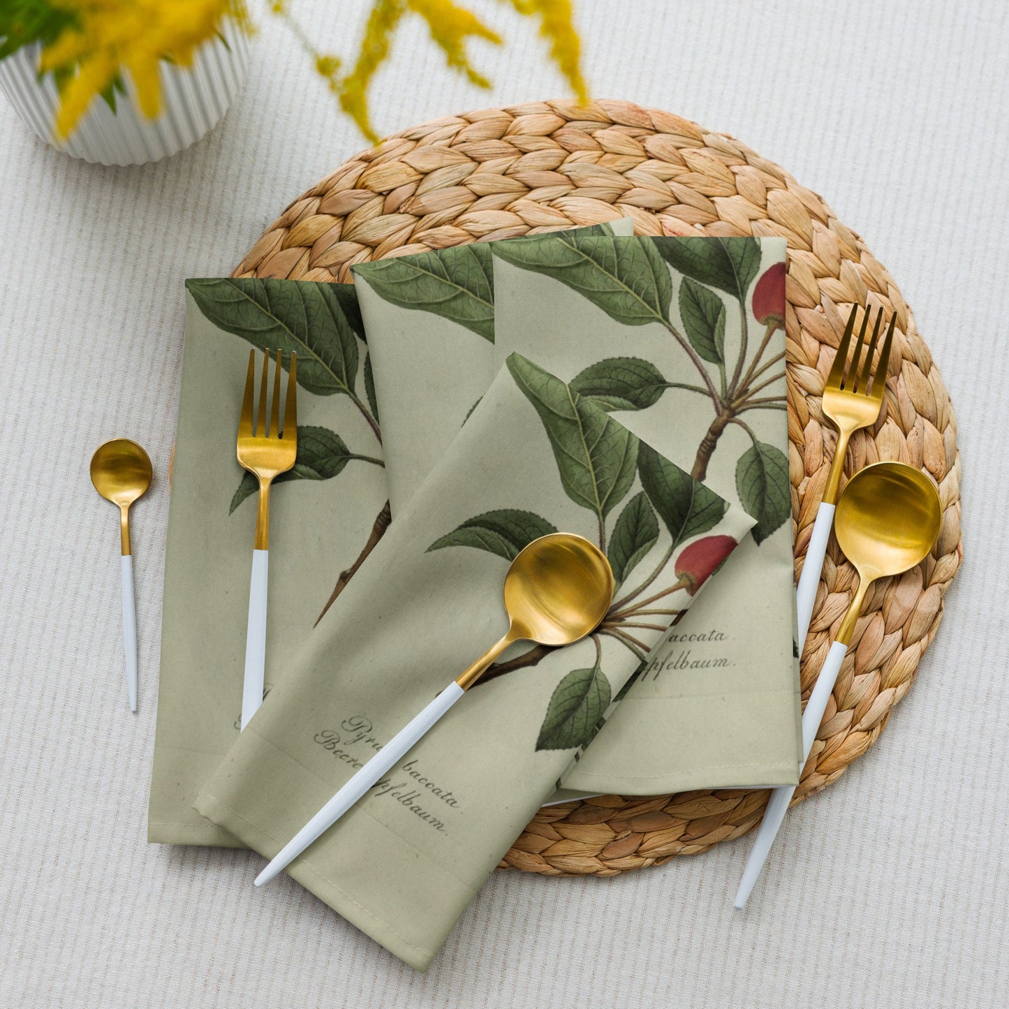 Colourful Botanical Napkin Set