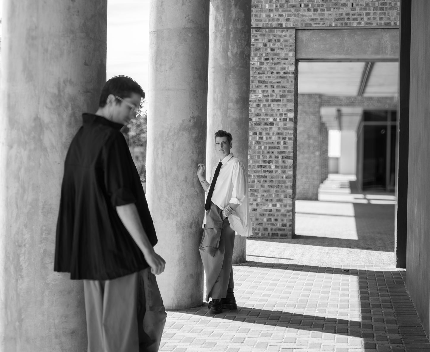 Cotton Poplin Pleated Shirt