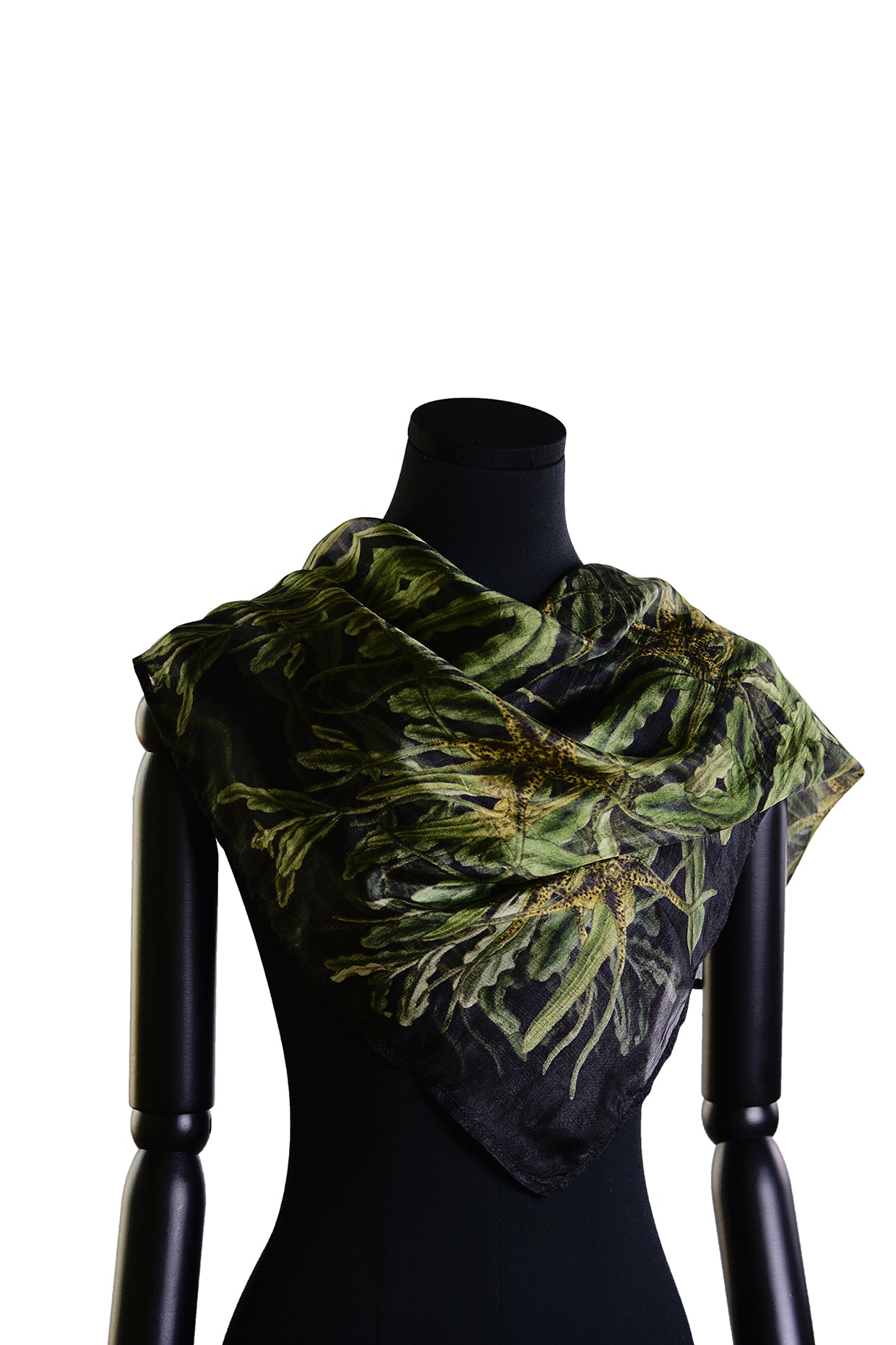 Silk Feel Scarf - Tiger Lily